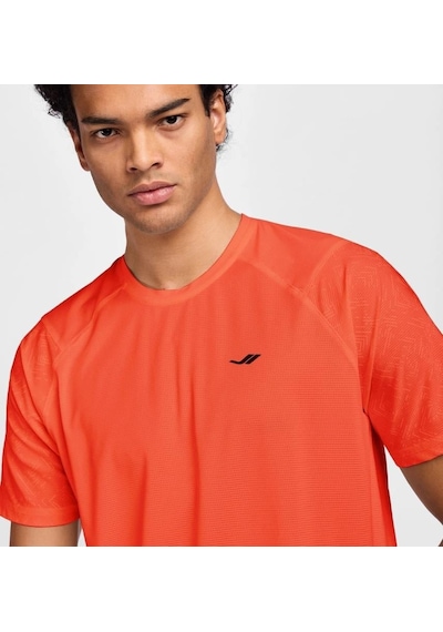 Lescon Erkek Koşu Kısa Kol T-shirt 25b-1012 25btek001012 Açık Kırmız Kırmızı