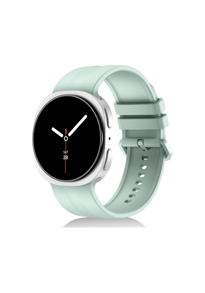 Samsung Galaxy Watch 9 40mm Uyumlu Krd-159 22mm Silikon Kordon - Mor