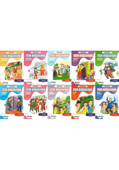 3.ve 4.sınıflar İçin Fen Karavanı Hikaye Seti Slime Set Hediye