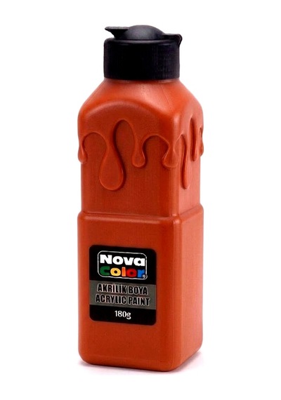 Nova Color Akrilik Boya 180gr Terrakota - 3 Adet Diğer