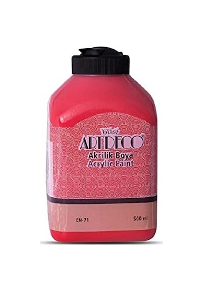 Akrilik Boya, 500ml, Kırmızı 3016 0
