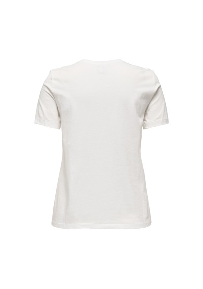 Only Onlenja S/s O-neck Pocket Top Jrs Kadın Beyaz T-shirt - 15369258