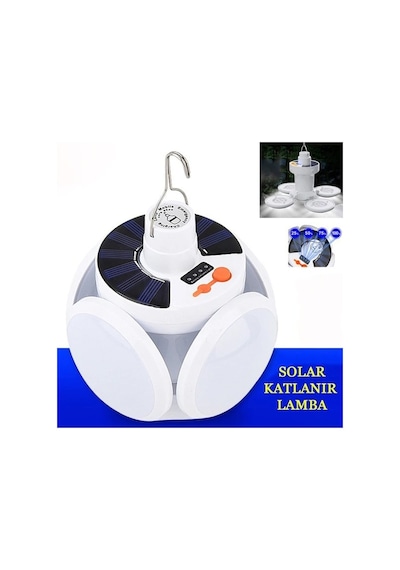 Solar 5 Kanatlı Kamp Lambası Timya/go1395 200694 Çok Renkli