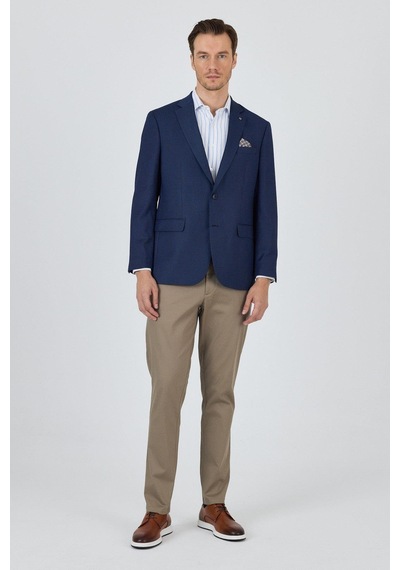İmza Lacivert Mono Yaka Armürlü Tam Astar Esnek 4 Drop Comfort Fit Classic Ceket 1002250152 Lacivert İmza Lacivert Mono Yaka Armürlü Tam Astar Esnek 4 Drop Comfort Fit Classic Ceket 1002250152 Lacivert