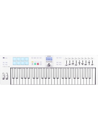 Arturia Keylab Essential 49 Mk3 - Alpine White 3.nesil Akıllı Mıdı Kontrolcü 49 Tuş - Sınırlı Üretim Full Beyaz Tasarım