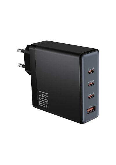 140w Şarj Adaptör Telefon Macbook Uyumlu  Laptop Destekli 3 Type-c + 1 Usb 140w Gan Turbo Hızlı Şarj