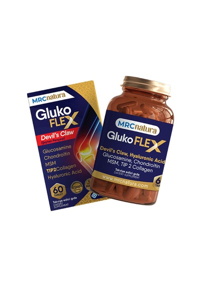 Mrc Natura Glukoflex Tablet, Glukozamin, Kondroitin, Msm, Tip 2 Kollajen Ve Hiyaluronik Asit İçeren Takviye Edici Gıda 60 Tablet