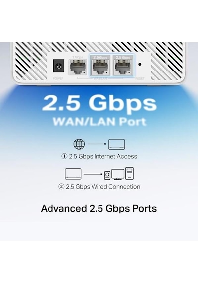 Mercusys Halo H37be 2-pack Wıfı7 Be6500 Dual Band Router 2-li Paket