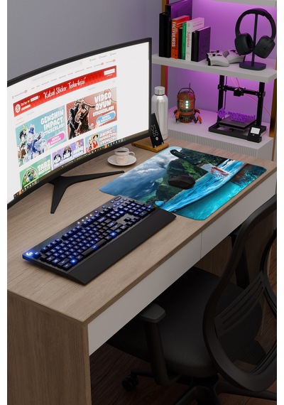 Far Cry Kaymaz Dikişli Kauçuk Oyuncu Mousepad V5 - 48x40 Xl Gaming Mouse Pad Fare Altlığı