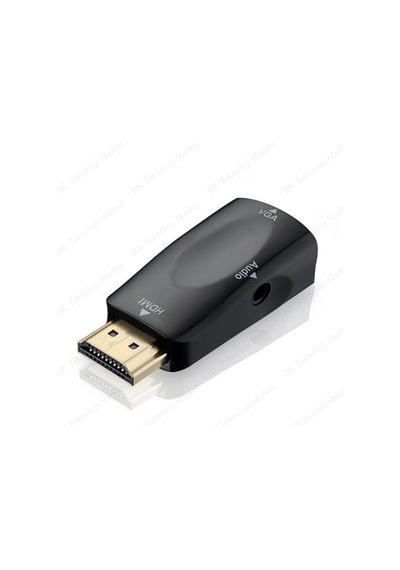 Hdmı Erkek To Vga Dişi Audio Girişli Hdmı To Vga
