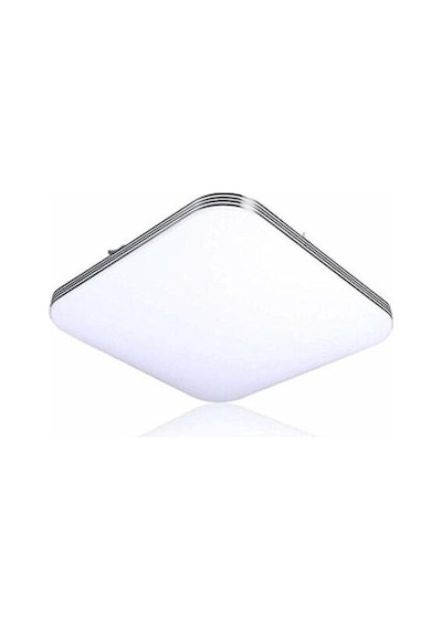 33x33 Sıva Üstü Çizgili 24w Led Armatür Beyaz
