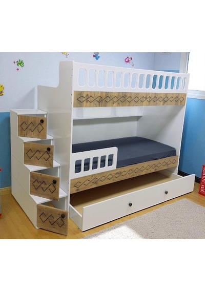 Pretty Mdf Çelik Profilli Yavrulu Ranza Mb M2