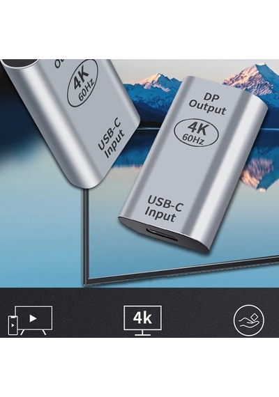 Ally Usb-c İnput Dp Output 4k Dönüştürücü Adaptör 60h- 5775