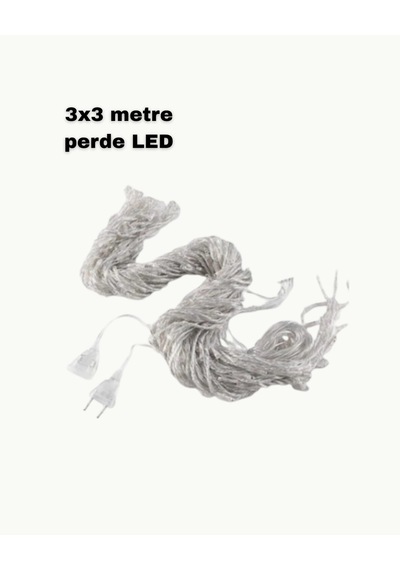 3x3 Led Işık Perdesi Şelale Model İç Dış Mekân Dekorasyonu