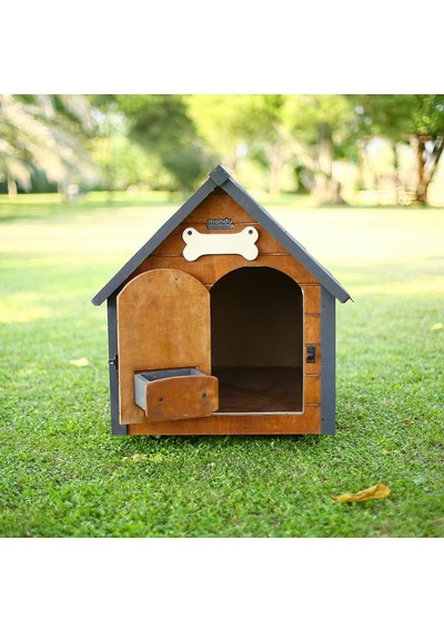 Isı Yalıtımlı Ahşap Köpek Kulübesi Medium