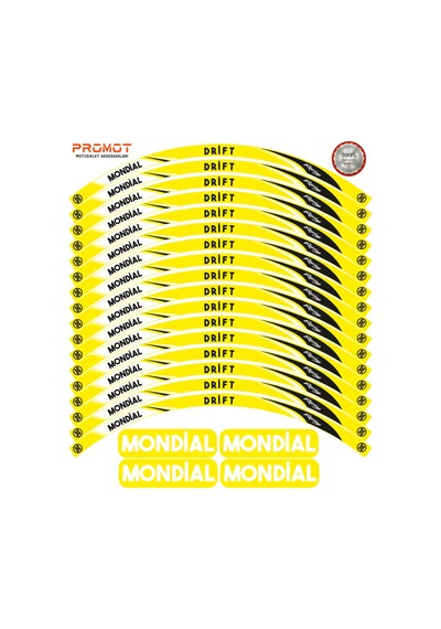 Mondial Drift Jant Şeridi 10