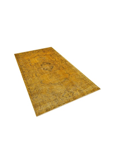 Minimalist Vintage Desenli Ipek Jüt Kilim Pers Ipek Halı - 134x248 Cm 9984