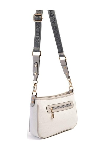 Silver & Polo Silver Polo Kadın Çapraz Çanta Sp1160-m46 Beyaz-açık Gri