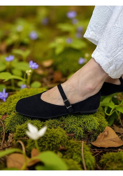 Aska Shoes Shoes Günlük Tokalı Babet 2025aska004 Siyah