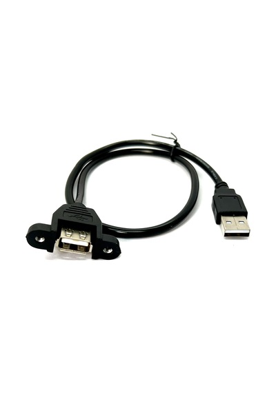 0.5 Metre Panel Tipi Dişi Erkek Usb Vidalı Usb Extension Usb Pane