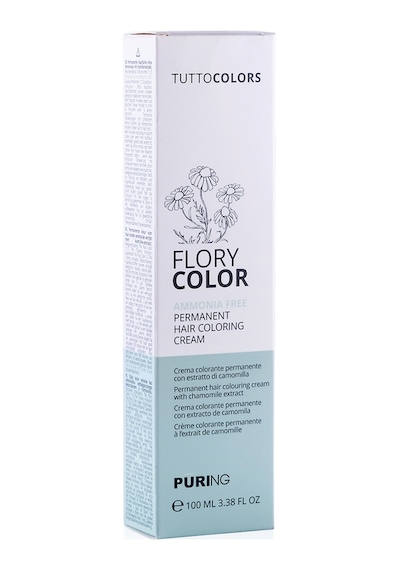 Puring Flory Color Papatya Özlü Amonyaksız Saç Boyası 100 ML 12.1 Süper Açıcı Küllü Platin