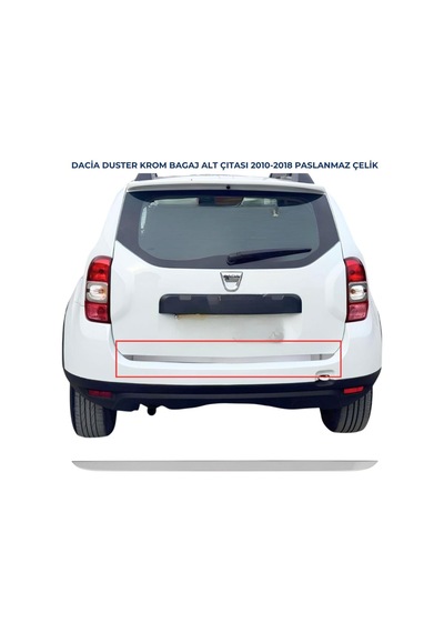 Ebal Otomotiv Dacia Duster Krom Bagaj Alt Çıtası 2010-2018 P.Çelik