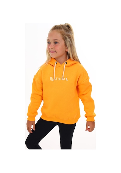 Toontoy Kız Çocuk Nakışlı Sweatshirt Hardal