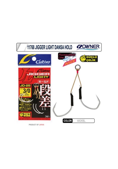 Owner Cultiva 11768 Jigger Light Dansa Hold Assist İğne 1/0