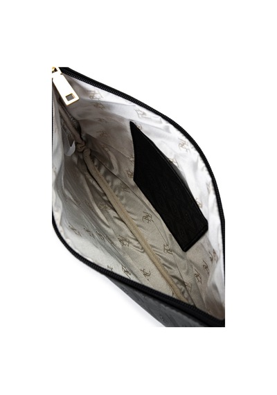 Tamer Tanca Kadın Suni Deri Siyah Clutch Çanta 743 2337 Bn Cnt Sk25-26 Sıyah Mng Siyah