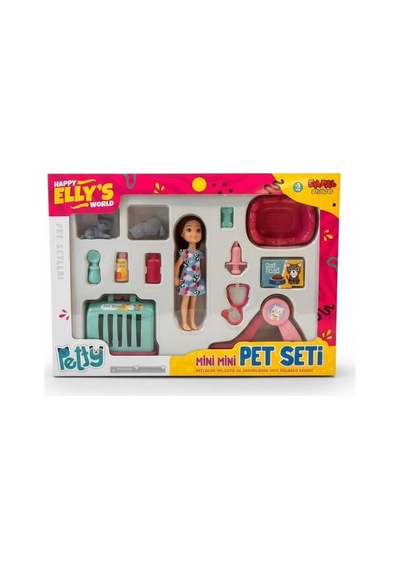 Enf-39188 Ellys World Pet Set Kaydırak/salıncak Oyuncak Bebek Standart