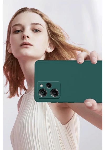 Muratech Newface Xiaomi Poco X5 Pro 5g Nano İçi Kadife Silikon - Lacivert