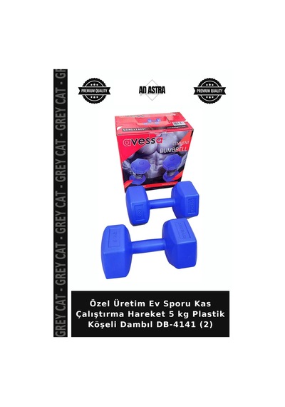 Özel Üretim Ev Sporu Kas Çalıştırma Hareket 5 Kg Plastik Köşeli Dambıl Db-4141 2 Diğer