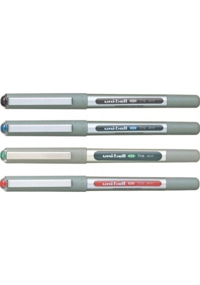 Unı-ball 157 Eye Fine Kalem 0.7mm Siyah-kırmızı-mavi-yeşil 4adet Karışık