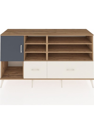 Hyperion Konsol 8 Raflı 2 Çekmeceli Tek Kapaklı 176x44x99 Çam-an Çam-antrasit/aytaşı Hyperion Konsol 8 Raflı 2 Çekmeceli Tek Kapaklı 176x44x99 Çam-an Çam-antrasit/aytaşı