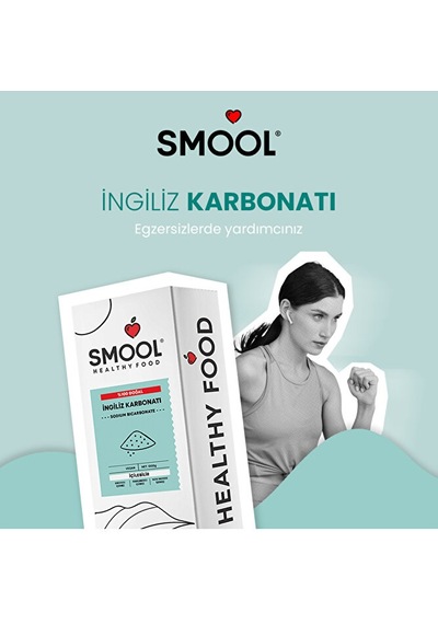 Smool 3 X 1000 G. Ingiliz Karbonatı 3x1000 Gr Içilebilir Katkısız Yenilebilir Gıda Tipi Food Grade