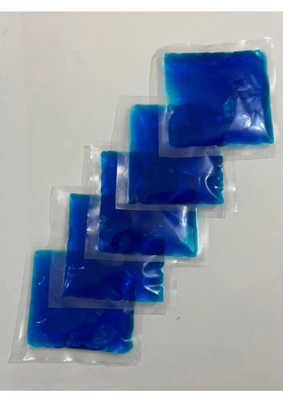 Buğz 5 Adet Termojel Sıcak Soğuk Kompres Jel 13x13 Cm Mavi