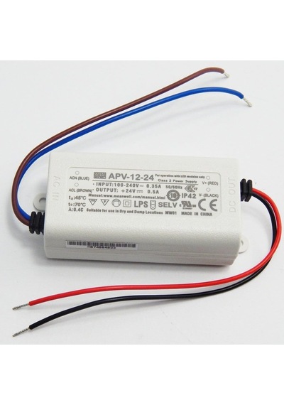 Apv-12-24 Apv1224 24vdc 0.5amp Meanwell