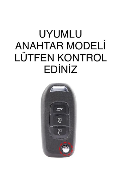 Renault Megane 4 Joy - Clio 5 Captur Koleos Uyumlu Anahtar Kılıfı