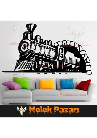 Buharlı Tren Çocuk Duvar Sticker