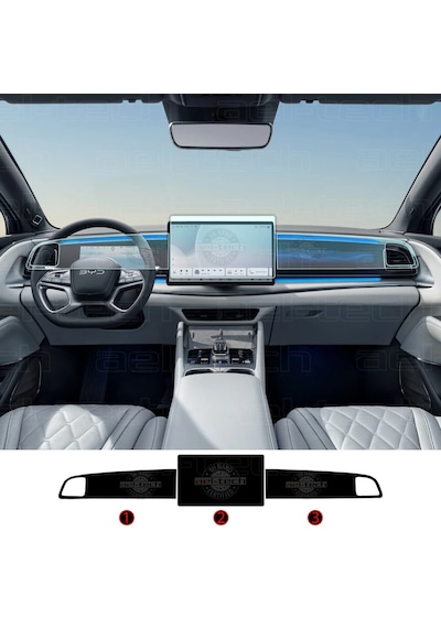 Byd Sealion 7 Navigasyon,dijital Gösterge Ve Sağ Panel 9h Nano Ek