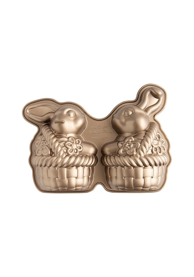 Nordicware Sepetteki Tavşan Kek Kalıbı 96648 Altın