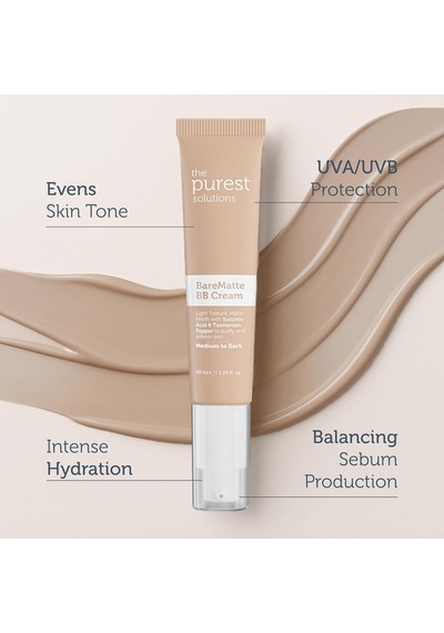 Bb Cream Bare Matte 40 Ml Medium To Dark Çok Renkli 17660328