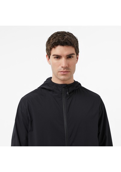 Nautica Erkek Siyah Regular Fit Kapüşonlu Su İtici Montdüzj65006t