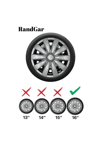 Opel Astra 16 İnç Jant Kapağı 4 Adet Gri G117 Rand