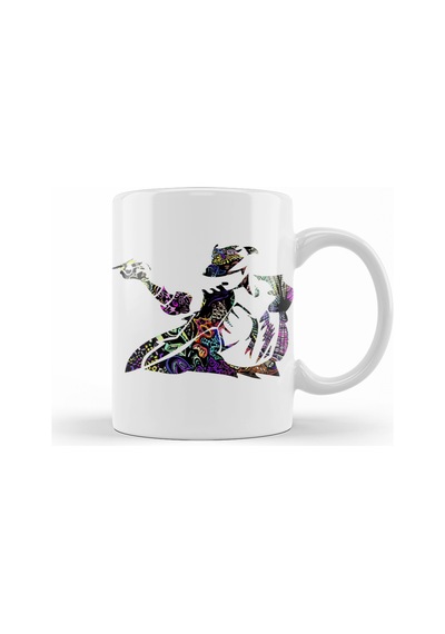 Michael Jackson Psychedelic Kupa Bardak Porselen Karışık