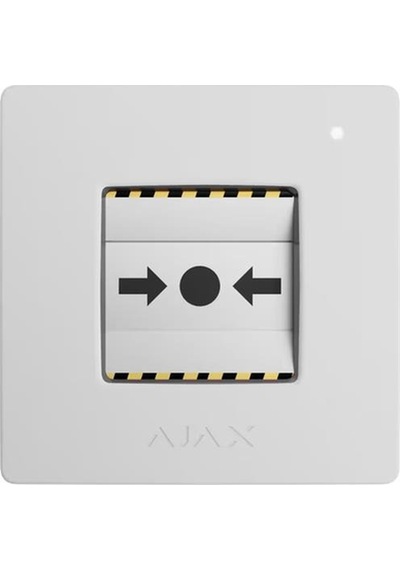 Ajax, Manual Call Point, Kablosuz, Kırbas Butonu Nc, Beyaz