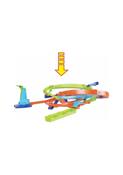 Hot Wheels Bumerang Çemberli Yarış Pisti Htk16 Çok Renkli