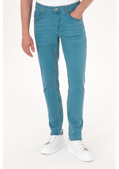 U.S. Polo Assn. Erkek Açık Mavi Slim Fit Jean Pantolon 50298567-DN0030
