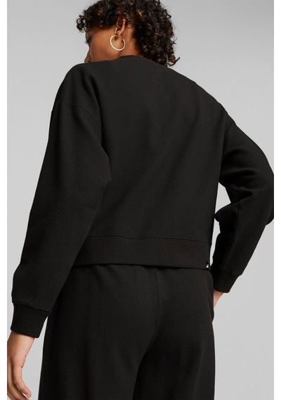 Puma Her Crew Kadın Sweatshirt 67600401 Siyah