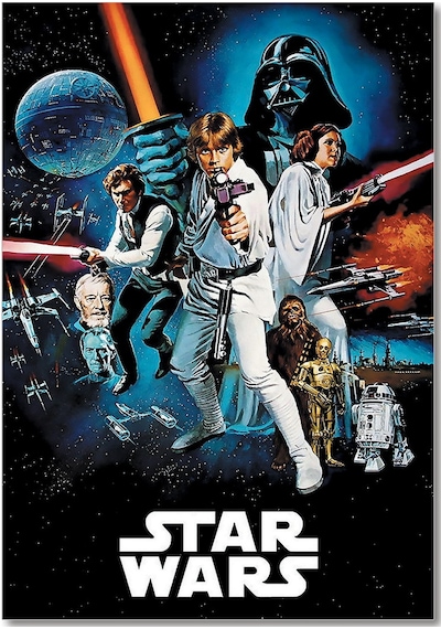 Cakasepetim Star Wars Afiş Ahşap Mdf Tablo